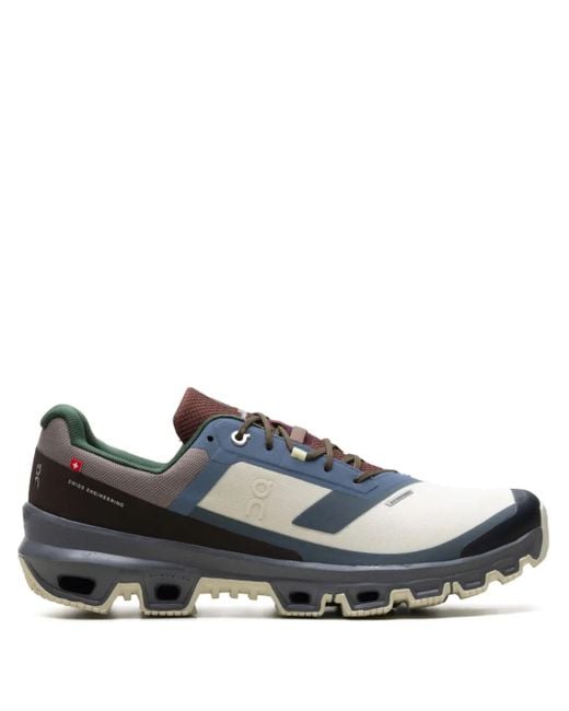 On Shoes Men's Blue Cloudventure Waterproof Sneakers