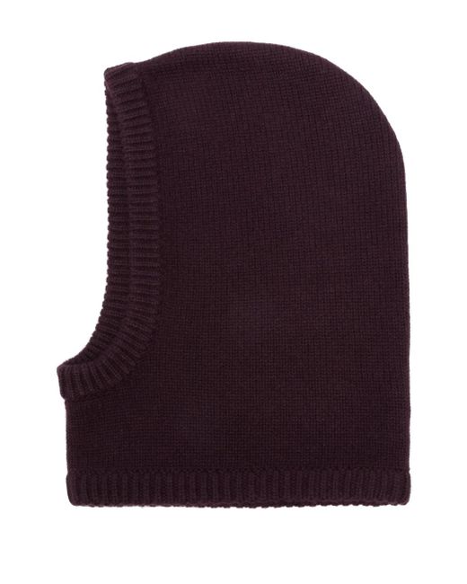 Lisa Yang Purple Cashmere Balaclava