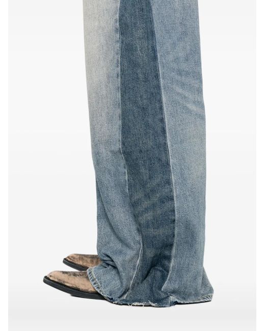 R13 Blue Darcy Wide-Leg Jeans