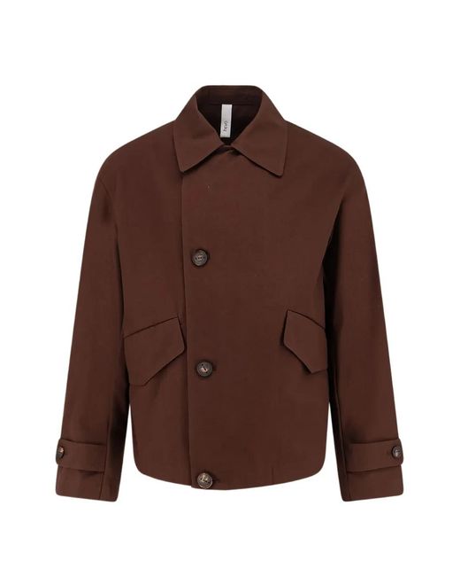 Hevò Brown Isola Di San Pietro Shirt Jacket for men