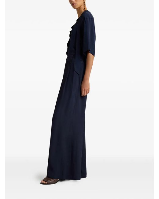 Momoní Blue Pantalon Palazzo Aspen
