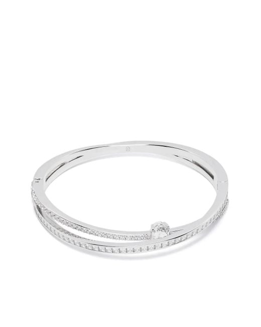 Swarovski White Hyperbola Bangle Bracelet