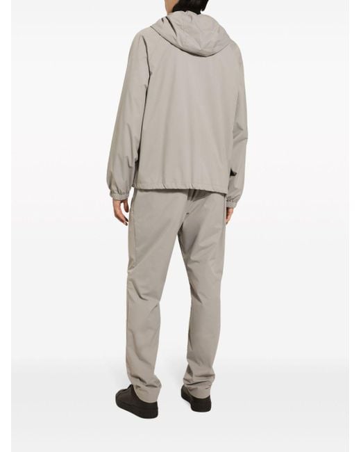Pantalon de jogging à patch logo Dolce & Gabbana pour homme en coloris Gray
