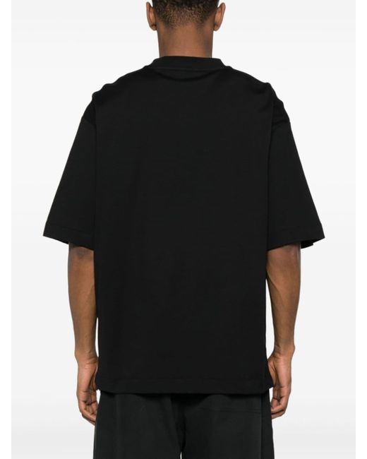 Off-White c/o Virgil Abloh T-Shirt mit Logo-Stickerei in Black für Herren