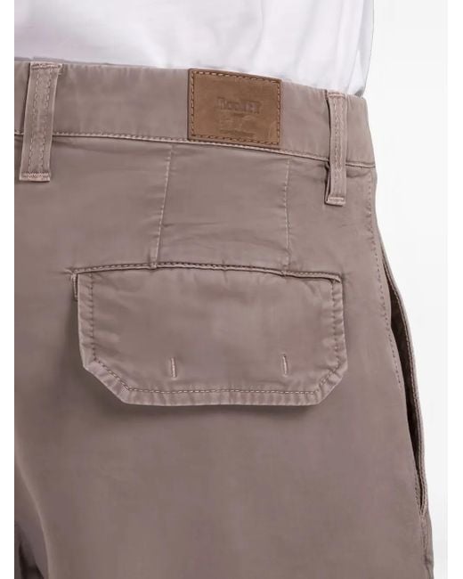 Bermudas con bolsillos cargo Moorer de hombre de color Gray