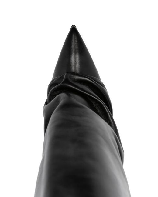 Le Silla Black Andy 120Mm Pointed-Toe Boots