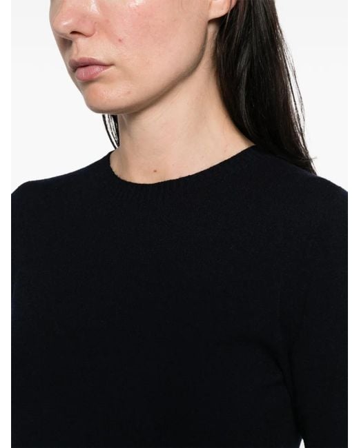 AROVESCIO Black Short-Sleeve Knitted Top