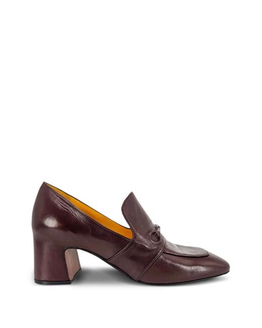 Madison Maison Brown Mocassins En Cuir À Mors
