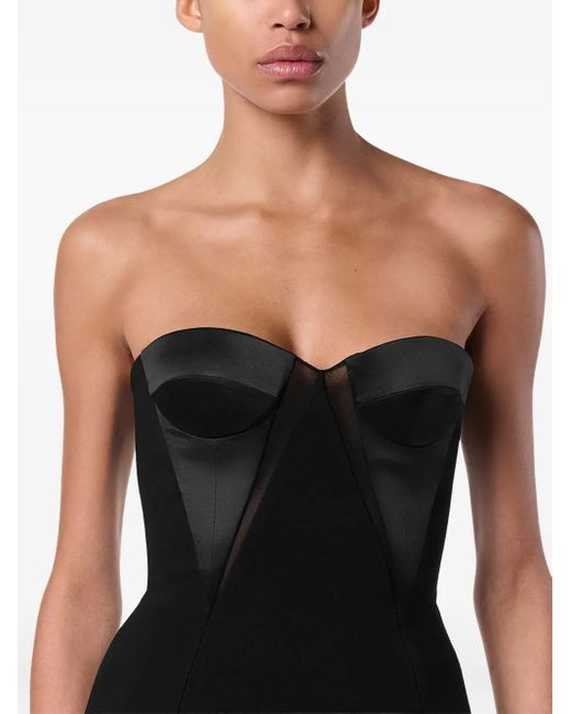 Versace Black Off-Shoulder Corset