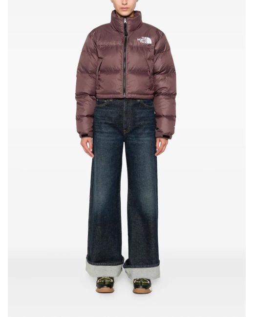 The North Face Purple Nuptse Down Jacket