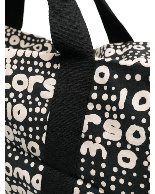 10 Corso Como Black Large Logo-print Holdall
