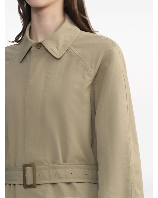 A.P.C. Natural Pointed-collar Belted Trench Coat