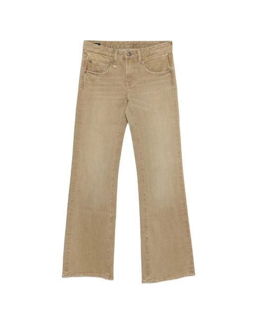 R13 Natural Jean Évasé À Coupe Cinq Poches Boy