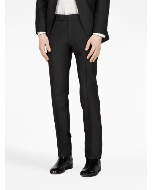 Costume veste revers crant s Gucci pour homme en coloris Noir