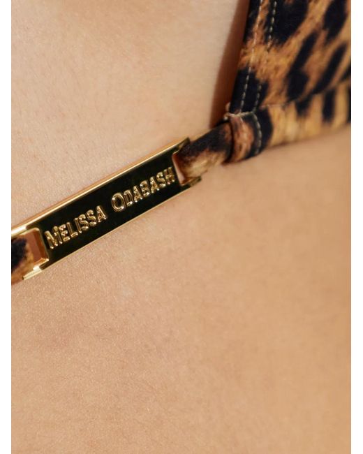 Melissa Odabash Metallic Haut De Bikini Girona À Imprimé Animalier