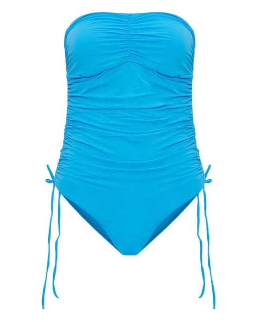 Costume Da Bagno Sydney Con Ruches di Melissa Odabash in Blue