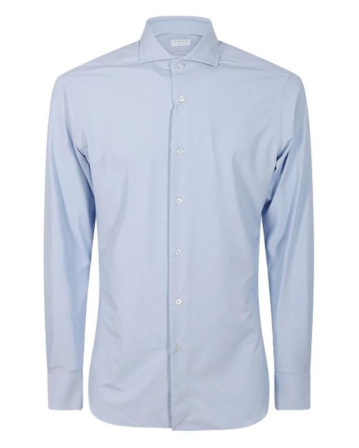 Camisa con botones Xacus de hombre de color Blue