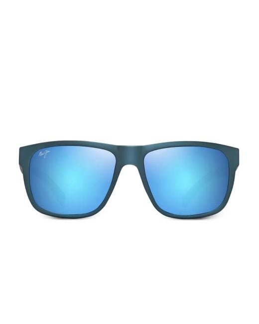 Maui Jim Blue Puakea Square-Frame Sunglasses