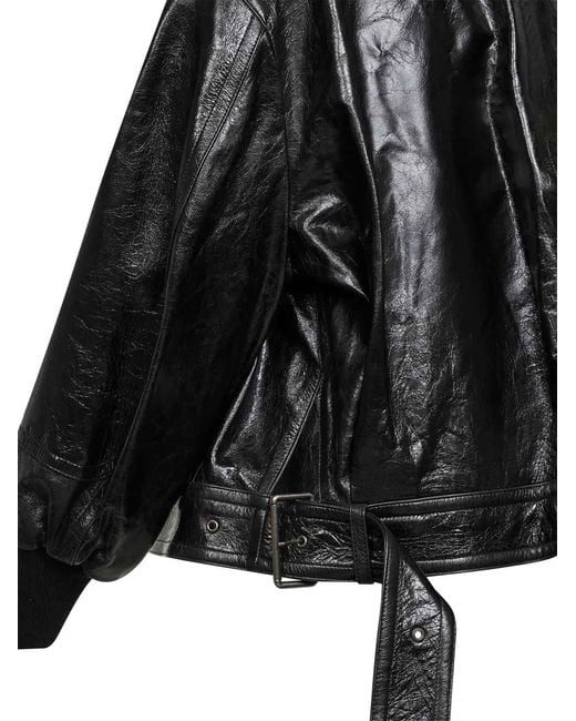 Co. Black Asymmetric Llar Leather Jacket
