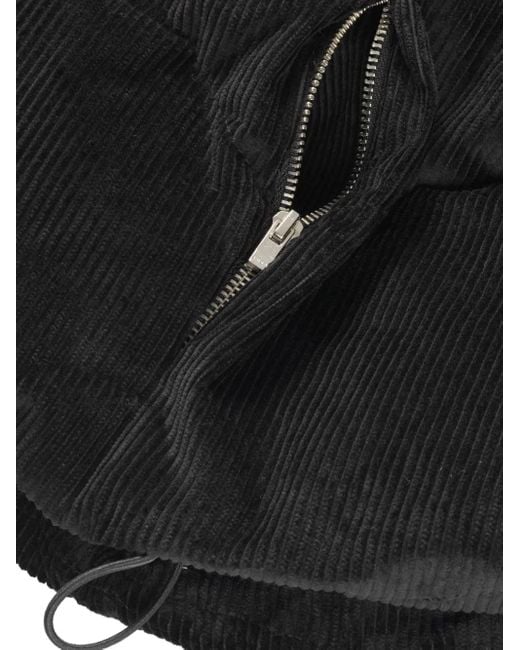 Chaleco de pana ROUGH de color Black