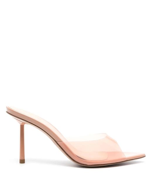 Le Silla Pink Gilda Translucent Sandals