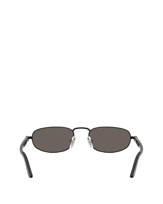Persol Gray Oval-Frame Sunglasses