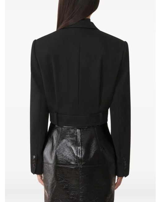 Lanvin Black Short Belted Jacket