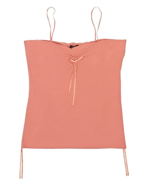 CALLIPYGIAN Cropped Tanktop in het Pink