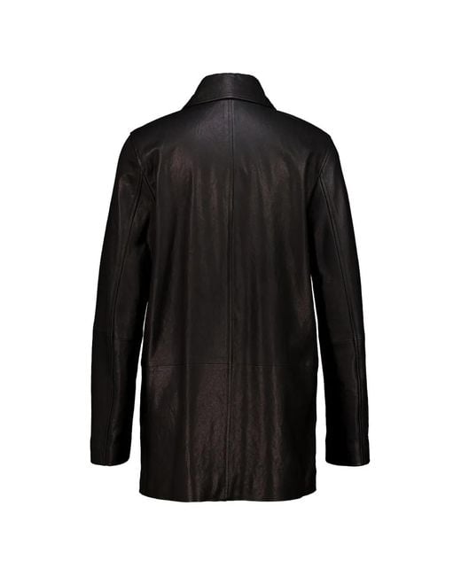 Auralee Black Leather Jacket