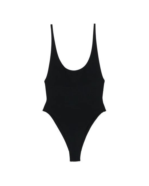 Magda Butrym Black Scoop Swimsuit