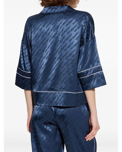 Off-White c/o Virgil Abloh Blue Shirts