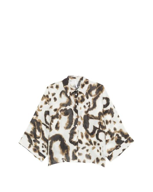 Imperial White Patterned Shirt