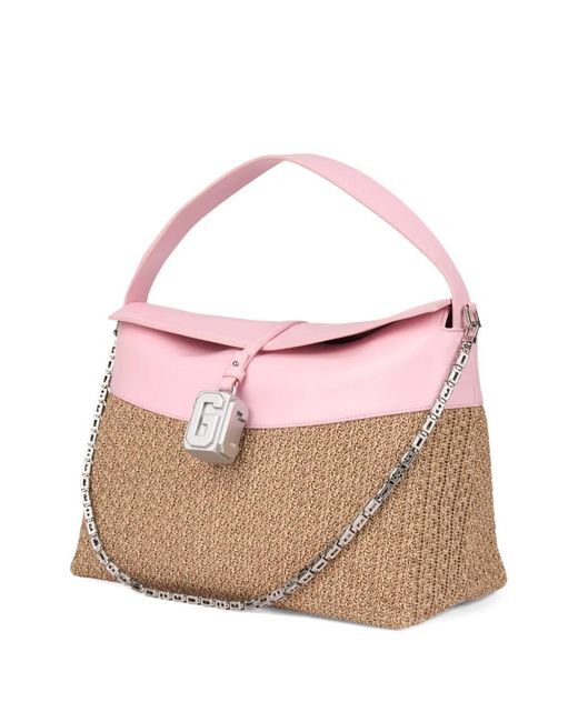 Gcds Pink Mega Comma Shoulder Bag