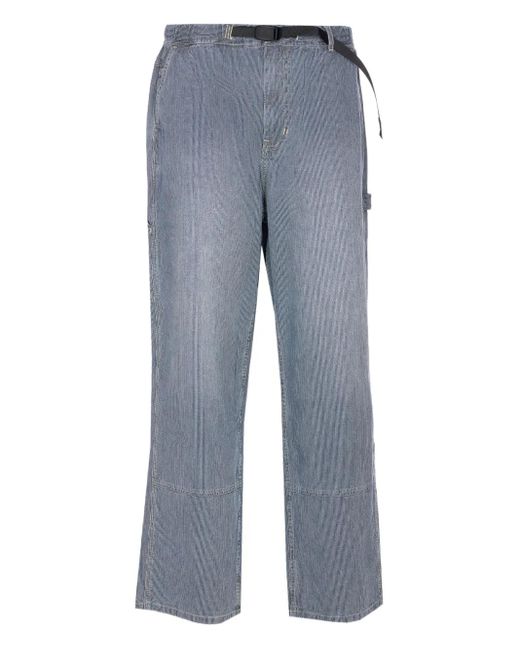 Gramicci Gestreifte Hose mit Gürtel in Blue für Herren