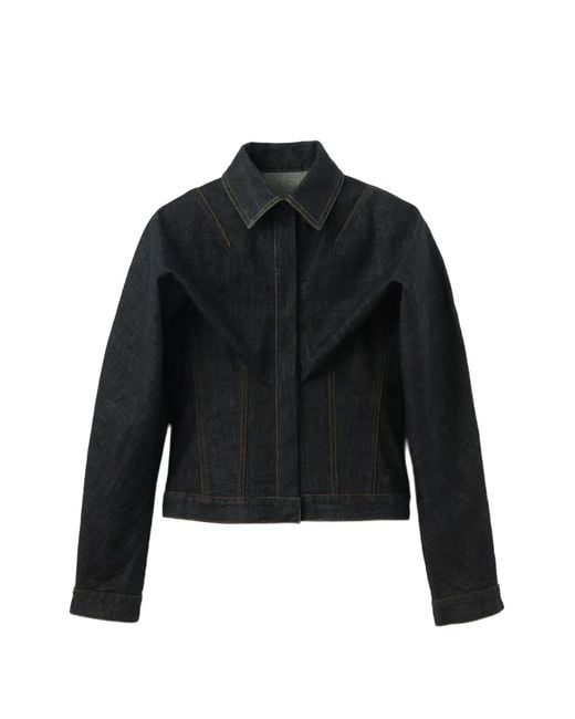 Jacquemus Black Veste The Châle En Jean