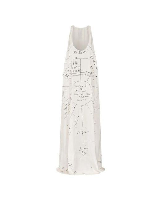 Rick Owens White Tank Gown