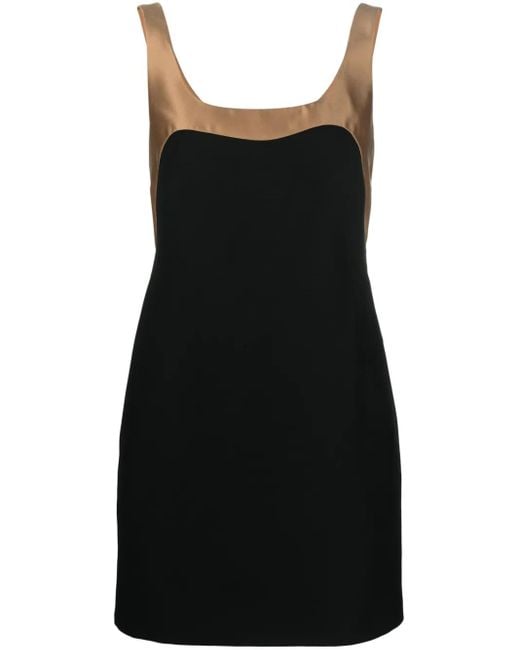 Valentino Garavani Black Colourblock Minidress