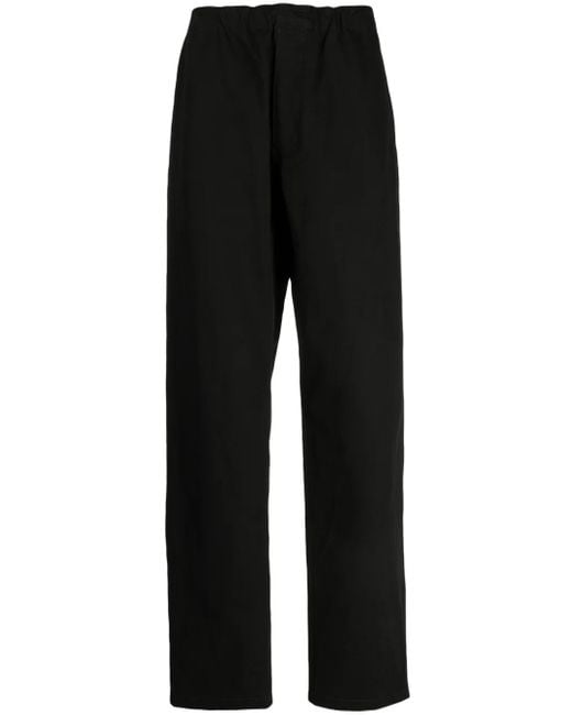Undercover Black Straight-Leg Trousers for men