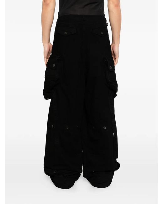 Julius Black Cargo Pocket Trousers for men