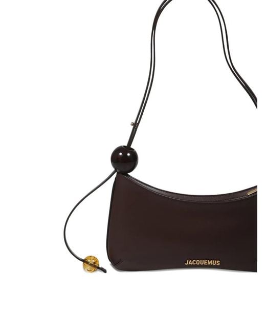 Jacquemus Brown Le Bisou Perle Shoulder Bag