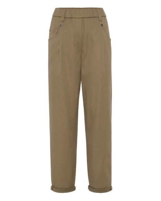 Brunello Cucinelli Natural Trousers