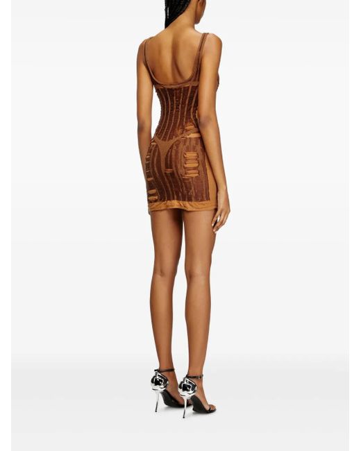 DIESEL Brown Dresses