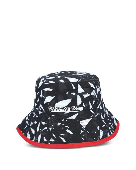 Mitchell & Ness Blue Hardwood Classics Chicago Bulls Reversible Bucket Hat for men