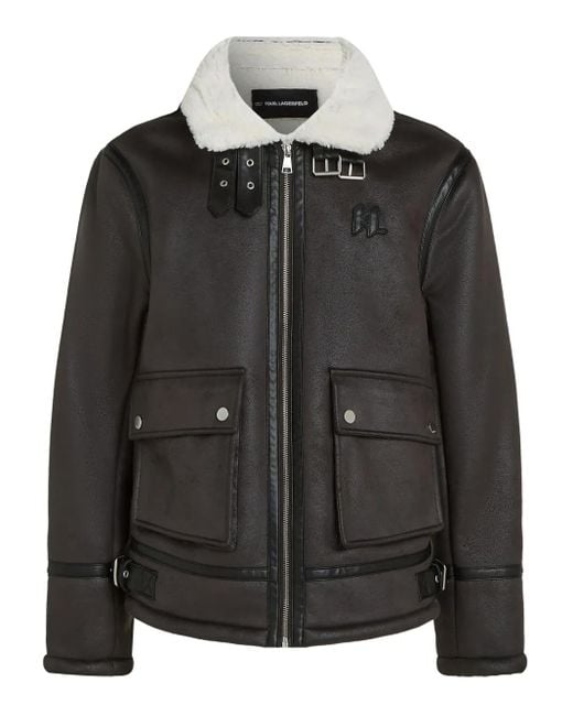 メンズ Karl Lagerfeld モノグラム ジャケット Black