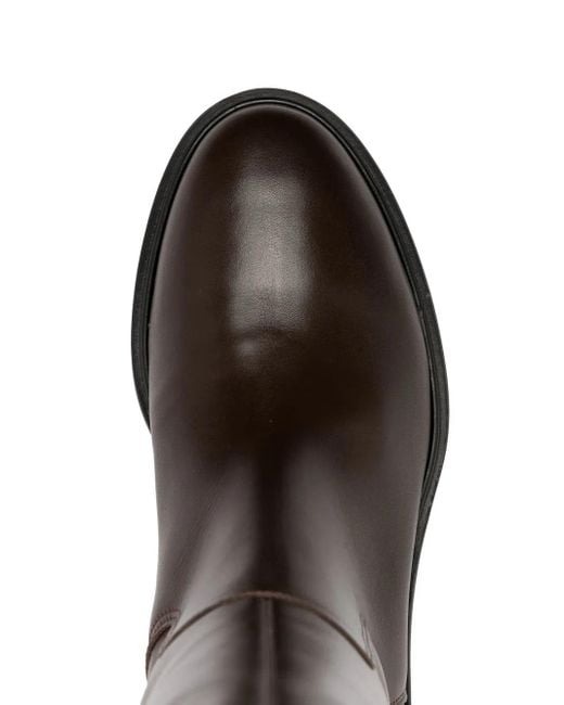 Aeyde Brown Henry 45Mm Knee-Length Boots