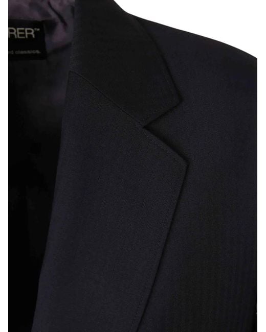 Carrera Black Single-Breasted Blazer for men