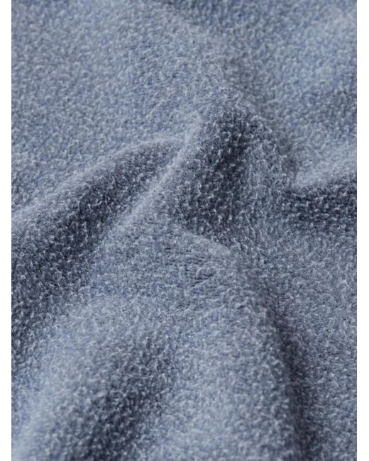 by Parra Blue Embroidered-Logo Washed-Finish Hoodie for men