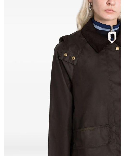 Barbour Black Avon Hooded Jacket