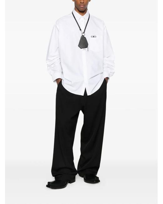 Balenciaga Black Elastic-Waist Trousers for men