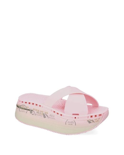 Premiata Pink Moura Slides
